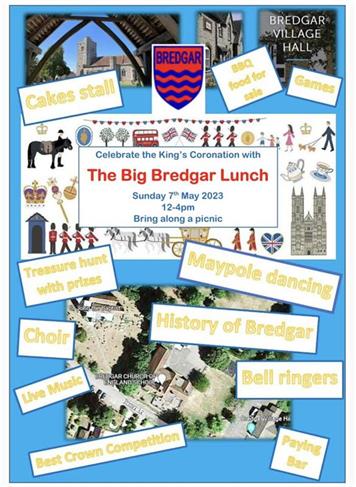 Big Bredgar Lunch Poster - The Big Bredgar Lunch - Coronation Celebration