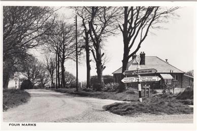Brightstone Lane, Willis Lane Cross Roads c1955 - New Postcards added to website