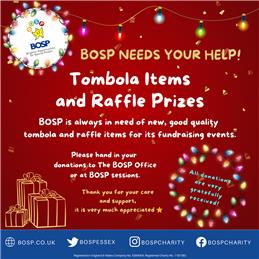 Tombola Items & Raffle Prizes