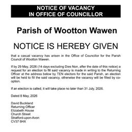 Parish Councillor Vacancy