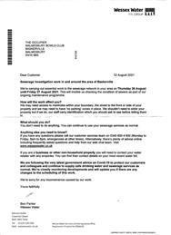 Wessex Water - Sewerage Works