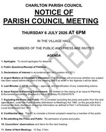 PC MEETING THU 6 AUG - UPDATED AGENDA