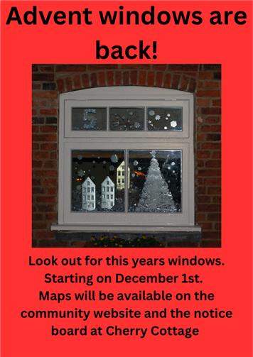  - Bleasby Advent Windows Are Back!
