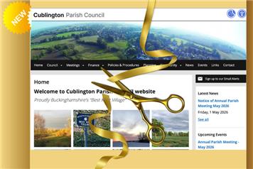 Launch of the New Cublington Parish Council Website