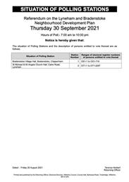 Neighbourhood Plan Referendum