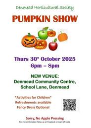 Pumpkin Show Thursday 30th October