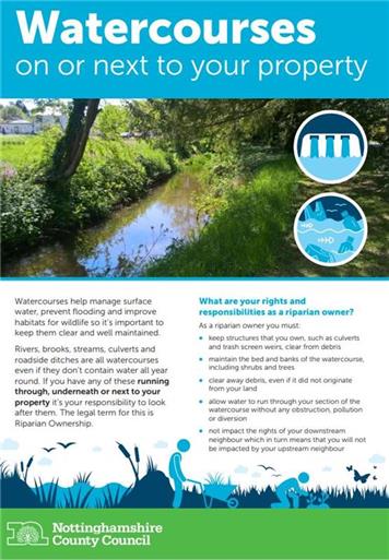 - Watercourses on or next to your property