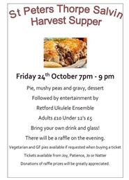 HARVEST SUPPER