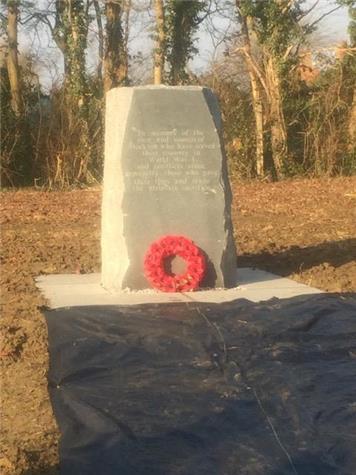  - Memorial Stone installed in Jubilee Fields
