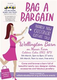 Designer Clothes Sale for Charity - The Wiltshire Bobby Van Trust (WBVT)