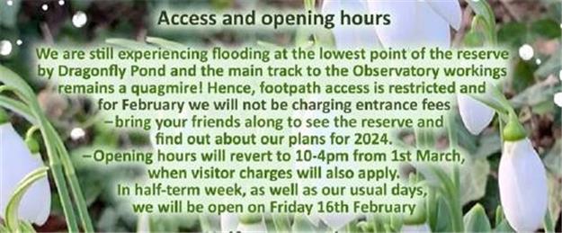  - News from Monkton Nature Reserve - free access!