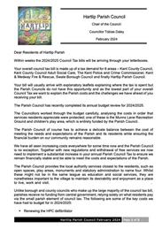 Chair's Precept Announcement