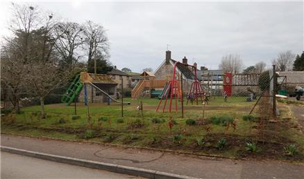  - 25th February 2023  Planting the hedge around the playground