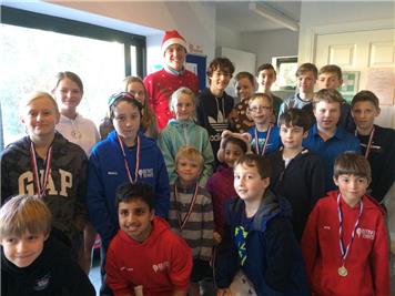 Junior prize-winners - Junior Christmas Tournament & Annual Prize-giving