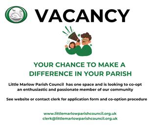 Vacancy for One Parish Councillor
