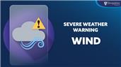 Severe weather warning Weds 16.02.2022