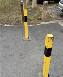 Heron Way Car Park Bollards