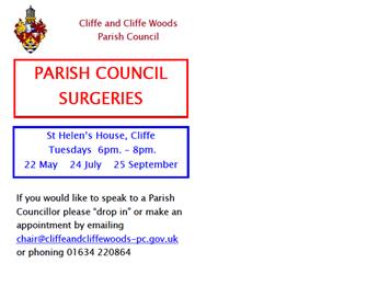 - Councillor Surgery - Cliffe