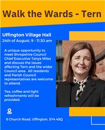 SCC Chief Exec Tanya Miles’ visit to Tern on Aug 24th