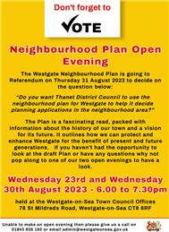 Neighbourhood Plan Opening Evening 30th August
