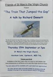Talk by Richard Emmett Thursday 25 September 2025