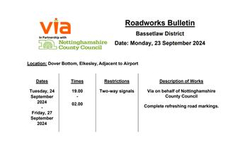 Roadworks Bulletin