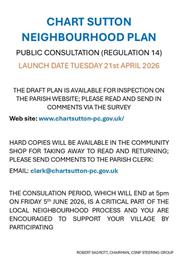 Chart Sutton Neighbourhood Plan Launch