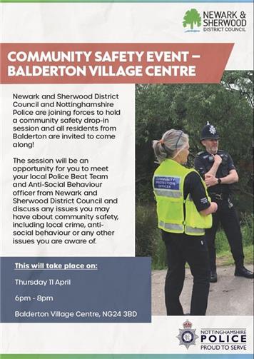  - Community Safety Event in Balderton
