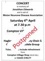 Postponed: Compton Events: Compton Concert in aid of MND Saturday 4th April at 7.30 p.m
