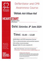 Defibrillator & CPR Awareness Course