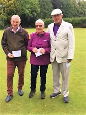 Sue and Tony with Don - Presidents Cup 2023