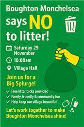 Community litter pick Saturday 29th November