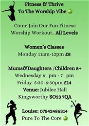 Fitness and Thrive to the Worship Vibe