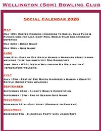 Updated Social Calendar