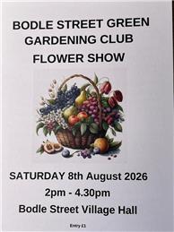 This Saturday is the Flower Show!