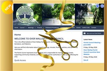 Over Wallop Parish Council Launches New Website