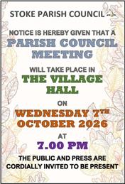 OCTOBER PARISH COUNCIL MEETING