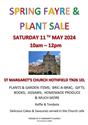 Spring Fayre & Plant Sale 11th May