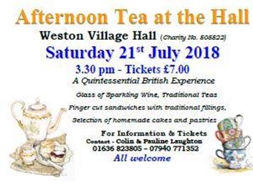  - Afternoon Tea at the Hall
