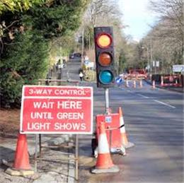 Temporary Traffic Lights - Kilby Road