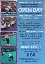 OPEN MORNING  SATURDAY 24th JANUARY  9.00AM to 1.00PM