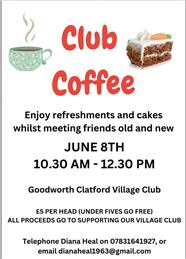 Club Coffee in June