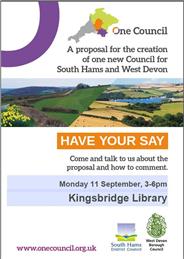 One Council consultation public meetings