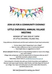 Little Cheverell Annual Village Meeting