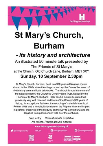  - Heritage Open Day at St Mary's Church, Burham
