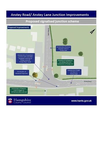  - Public Exhibition on proposed improvements to the Anstey Road and Anstey Lane junction.