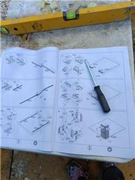 New shed is going up