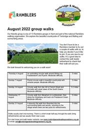TONBRIDGE & MALLING RAMBLERS