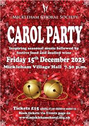 Carol Party - Friday 15th December 2023
