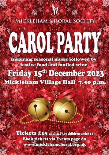  - Carol Party - Friday 15th December 2023
